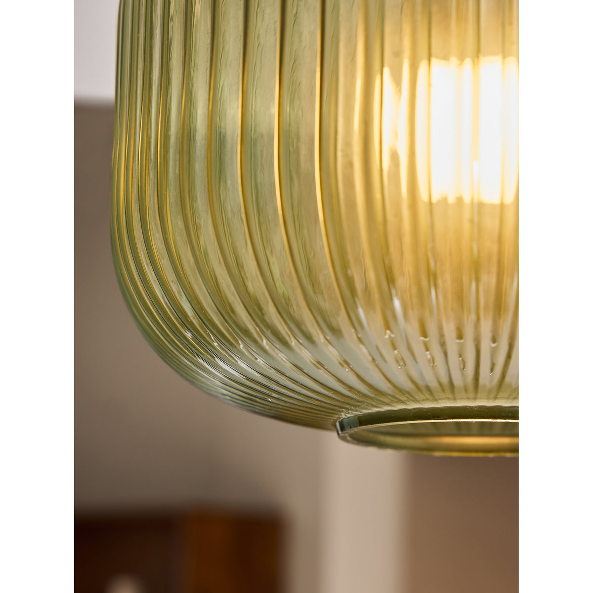 MADE.COM Briz Flush Ceiling Light - Green