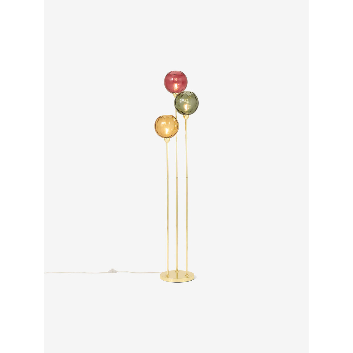MADE.COM Ilaria Floor Lamp - Green & Red