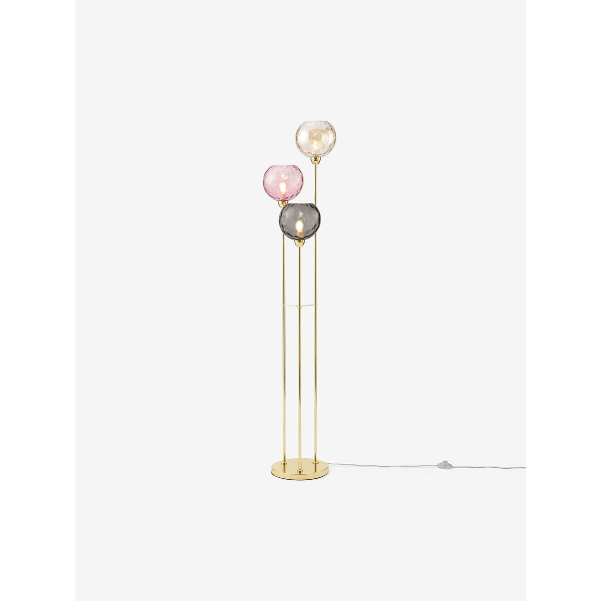 MADE.COM Ilaria Floor Lamp - Light Pink