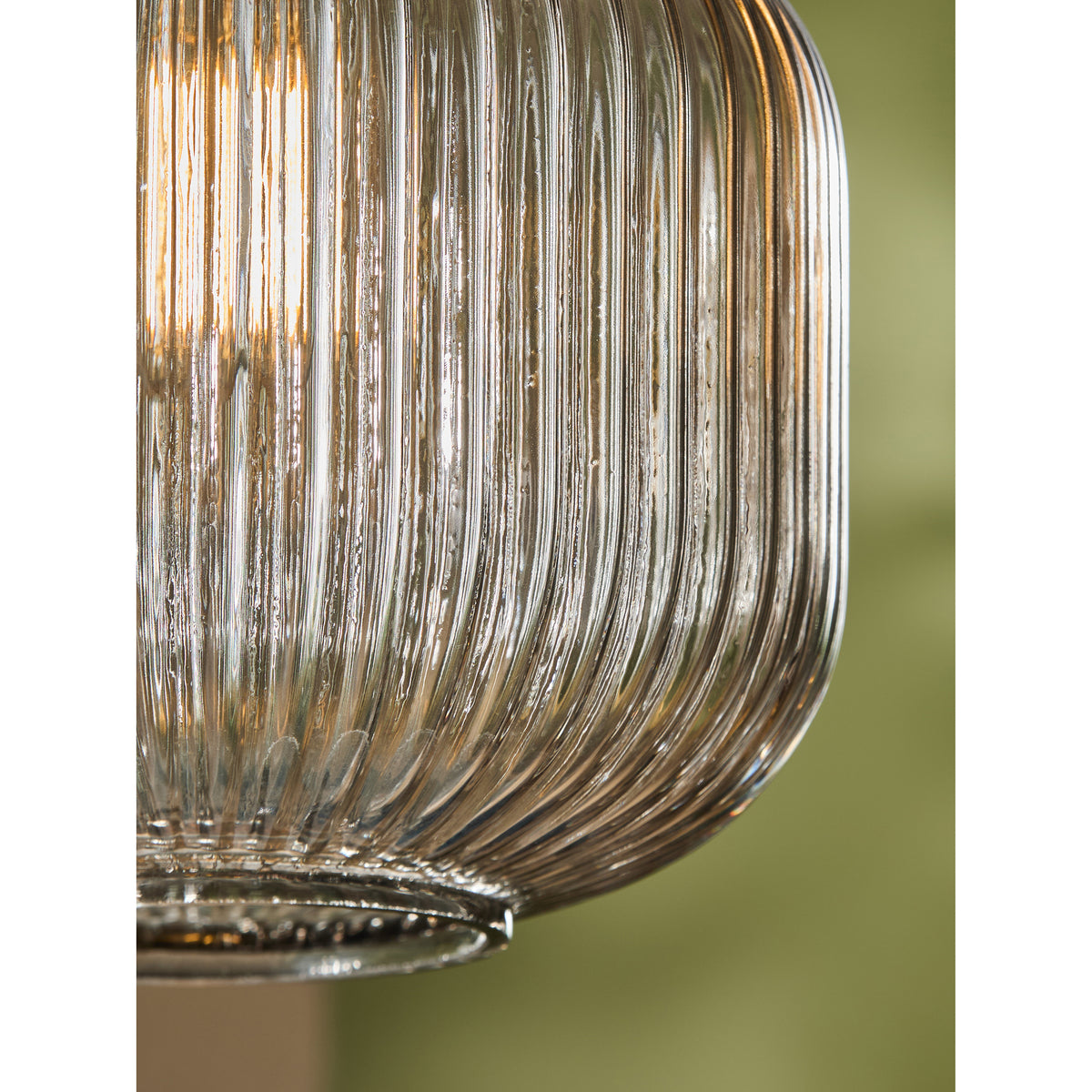 MADE.COM Briz Glass Easy Fit Shade - Grey
