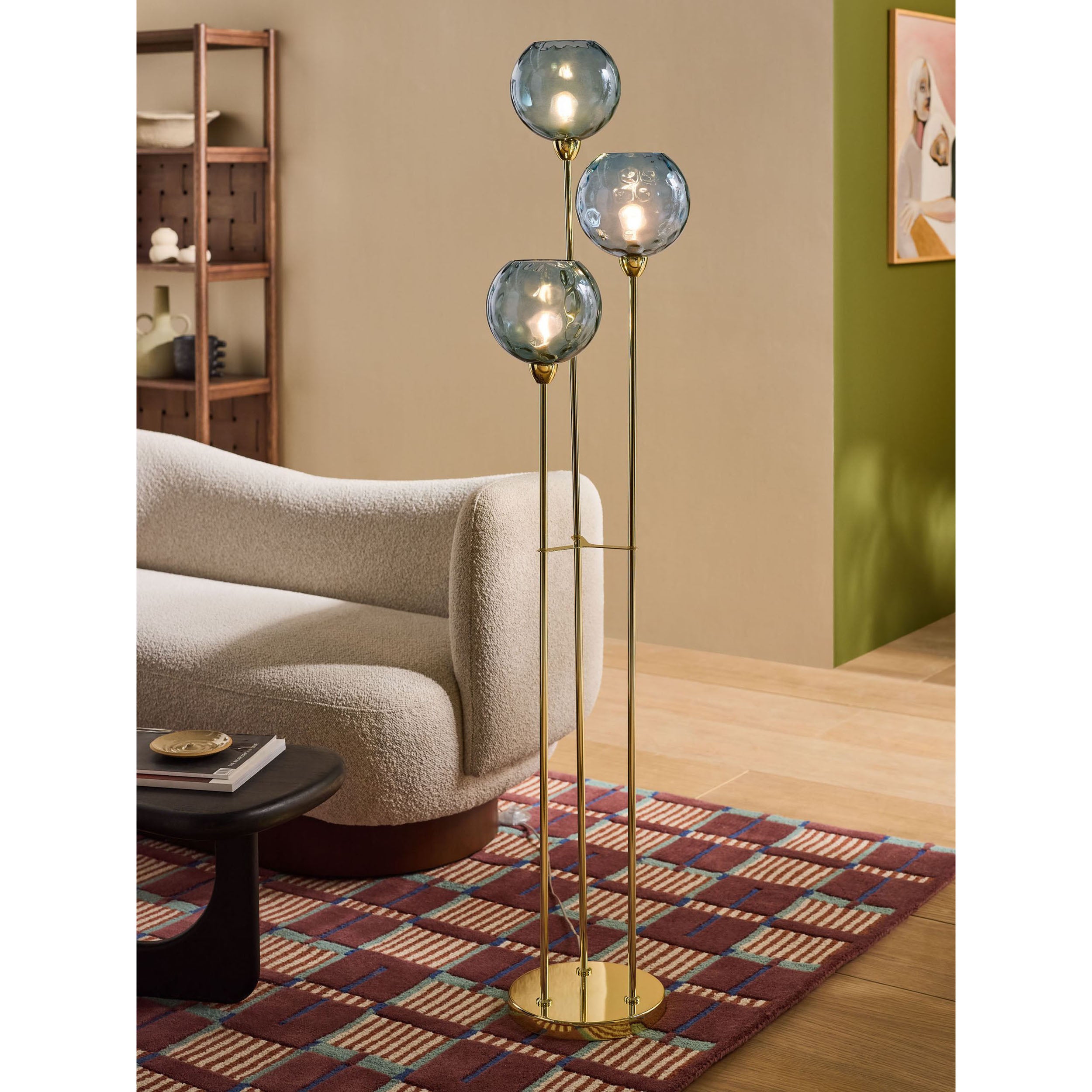 MADE.COM Ilaria Floor Lamp - Blue