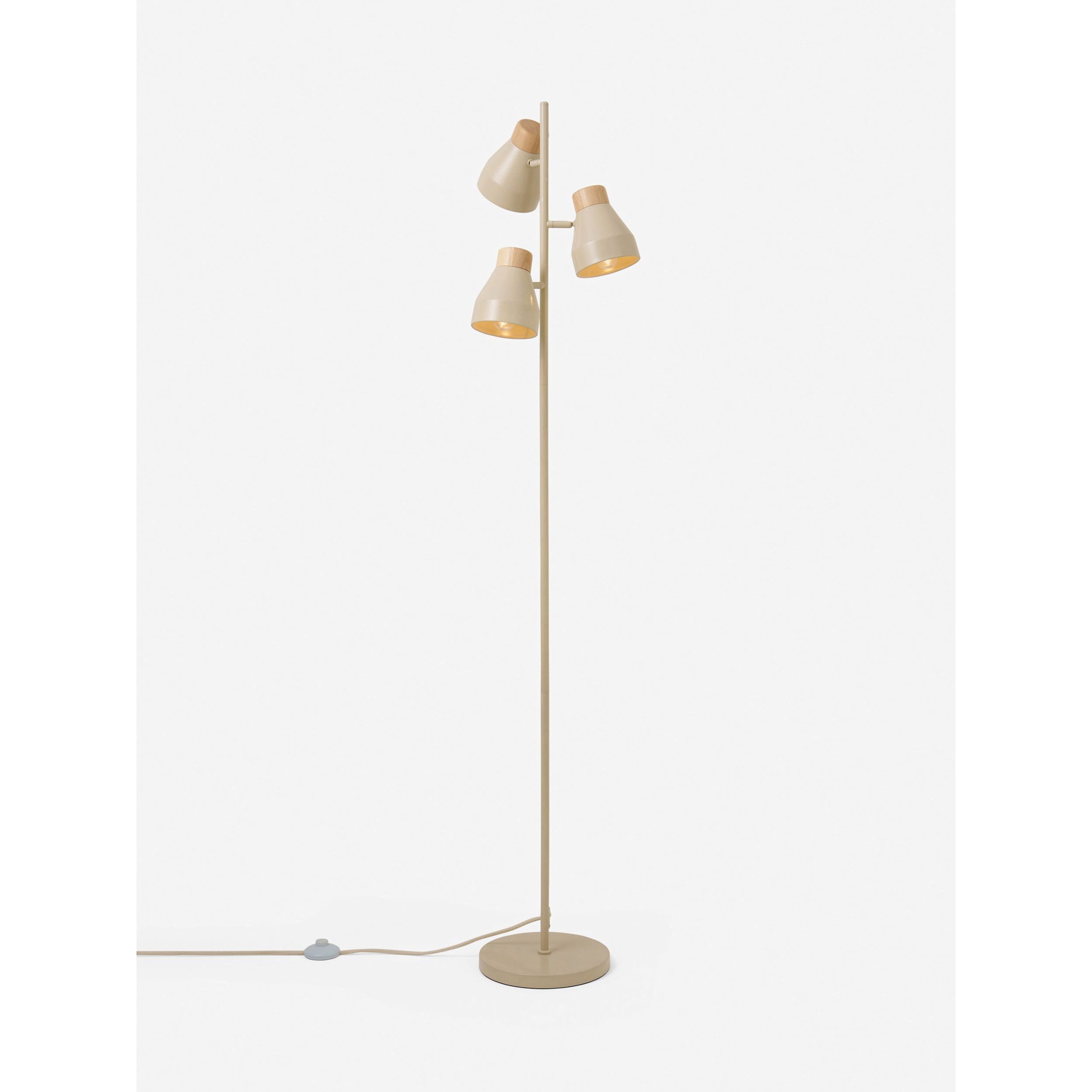 MADE.COM Albert Floor Lamp - Cream