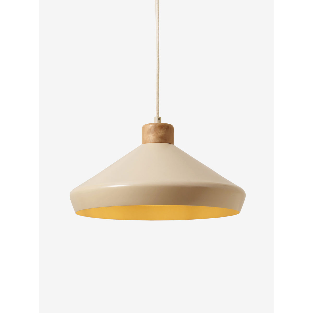 MADE.COM Albert Pendant - Cream