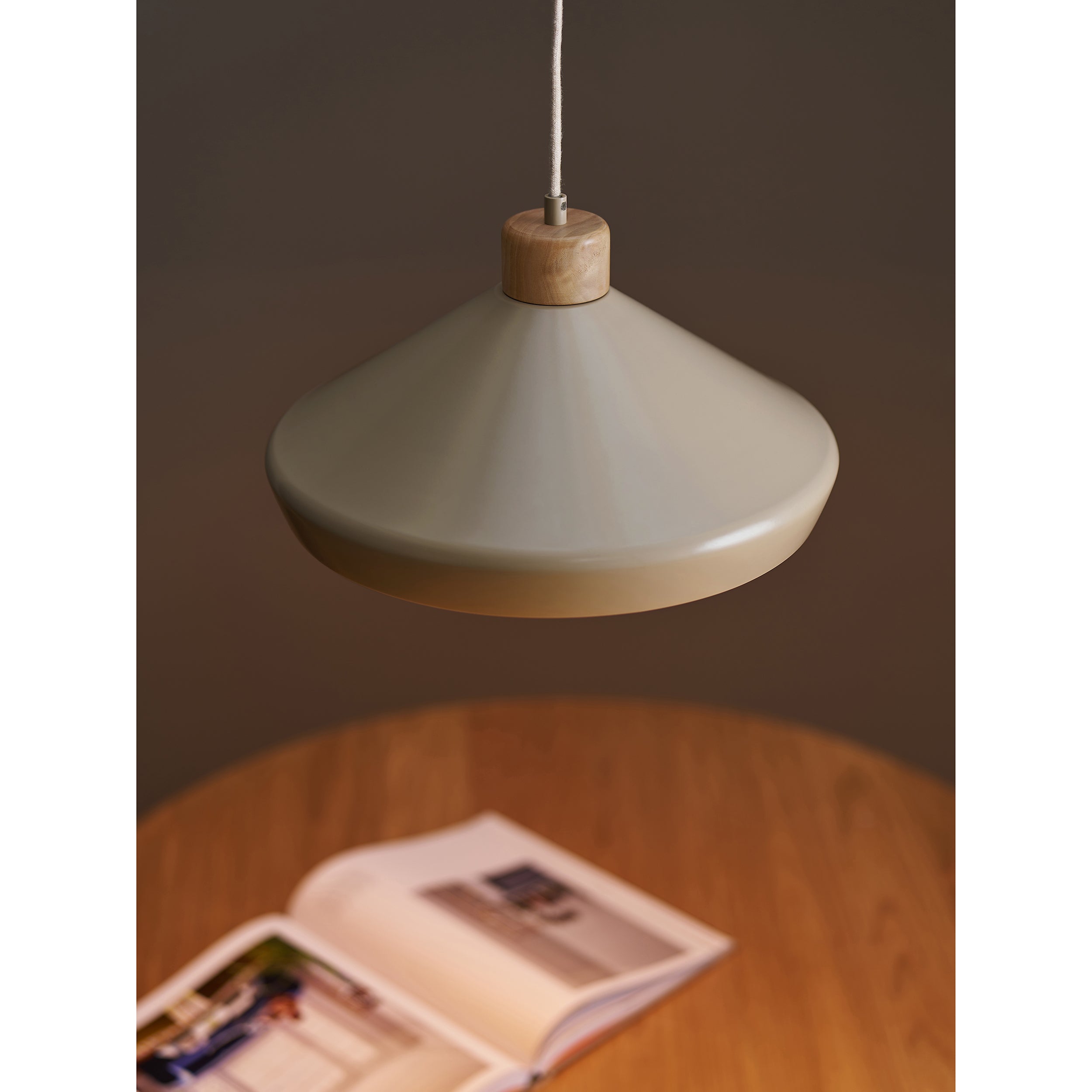MADE.COM Albert Pendant - Cream