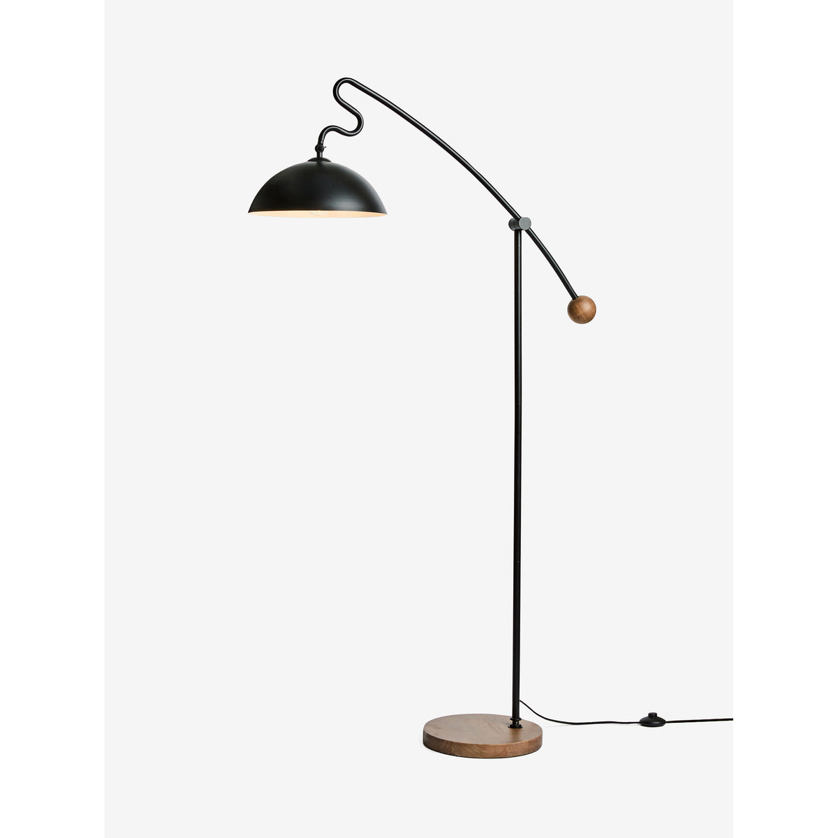 MADE.COM Avery Floor Lamp - Black