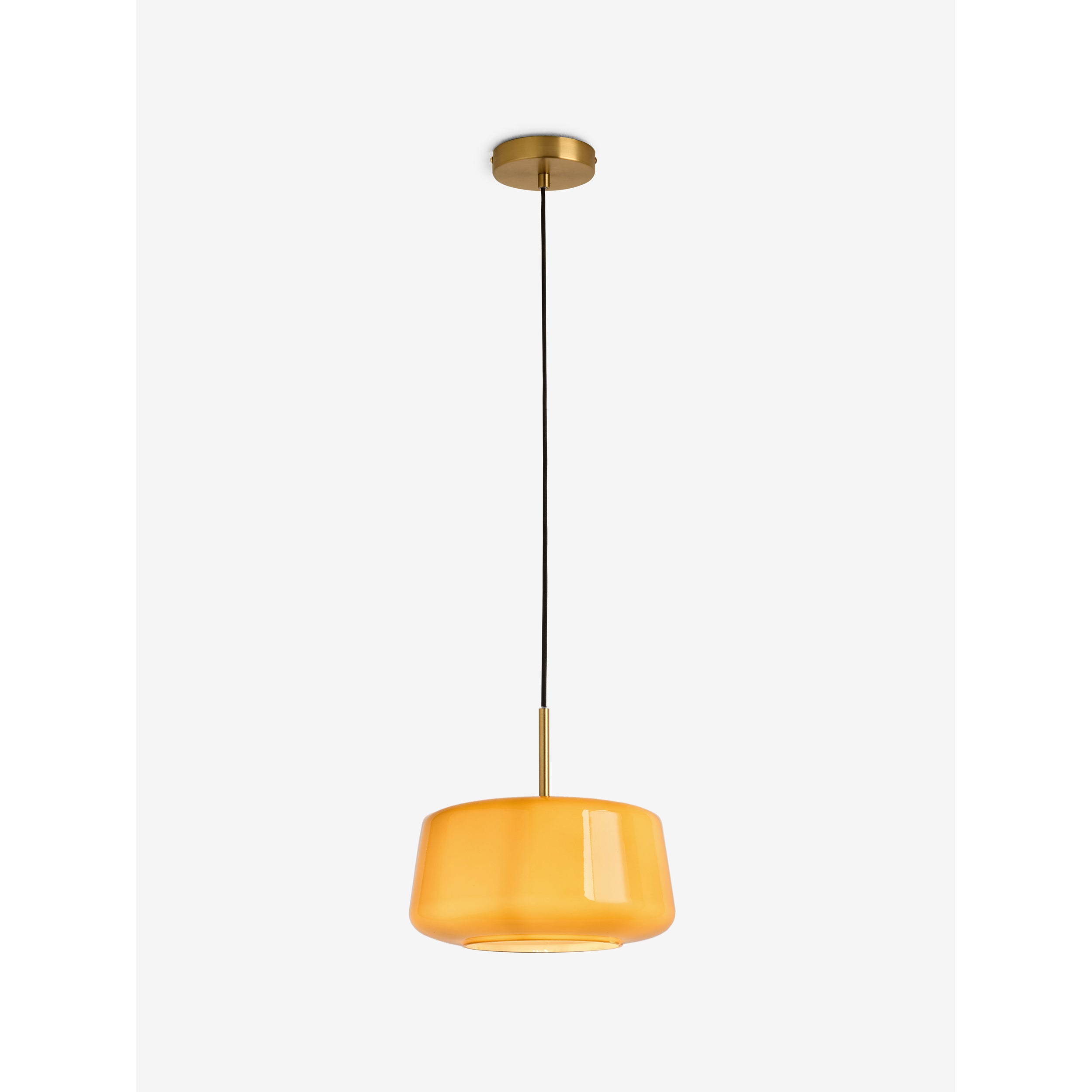 MADE.COM Camilo Pendant - Amber Orange