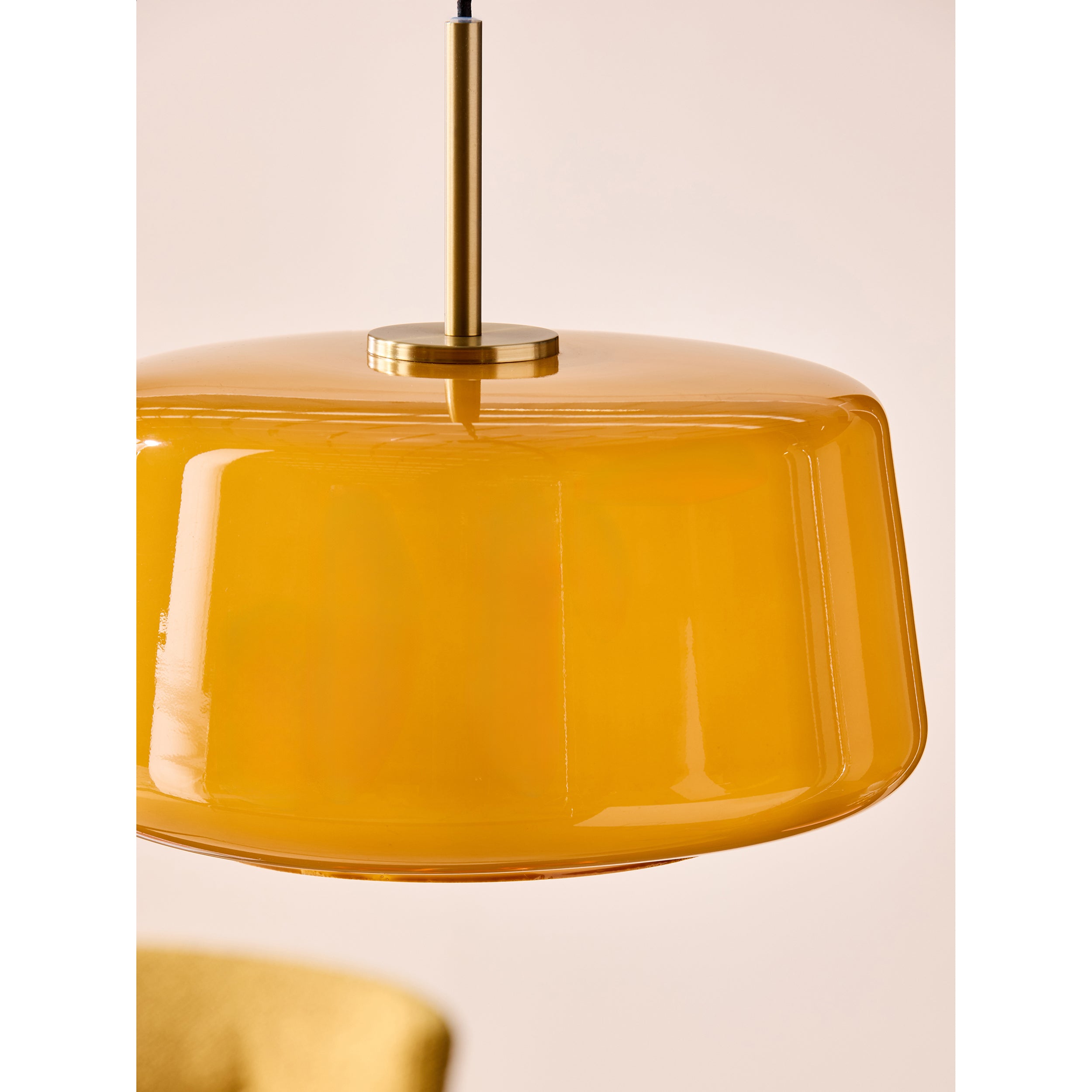 MADE.COM Camilo Pendant - Amber Orange