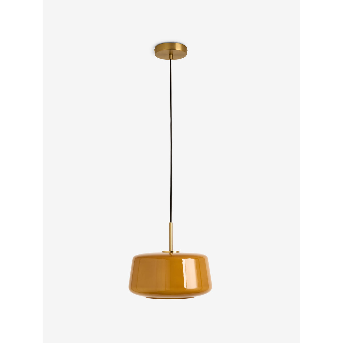 MADE.COM Camilo Pendant - Amber Orange