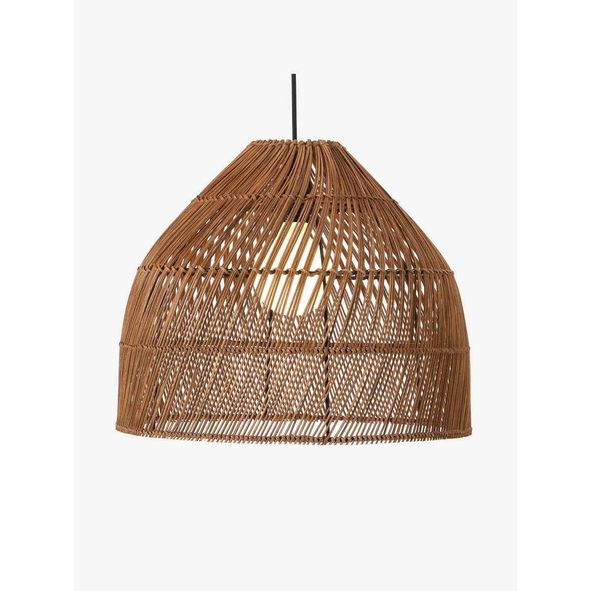 MADE.COM Java Small Lamp Shade - Dark Rattan