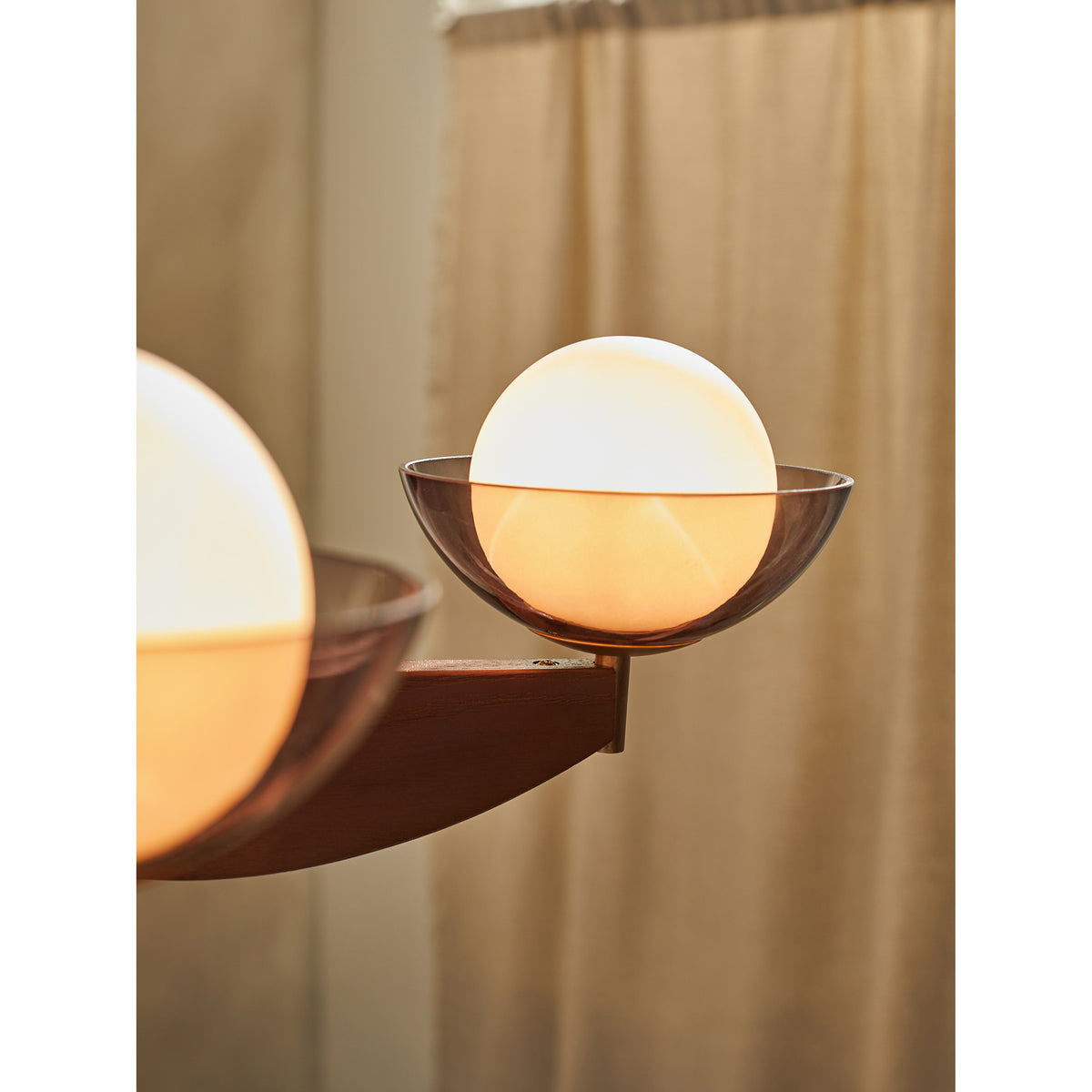 MADE.COM Layla Large Ceiling Light - Wood