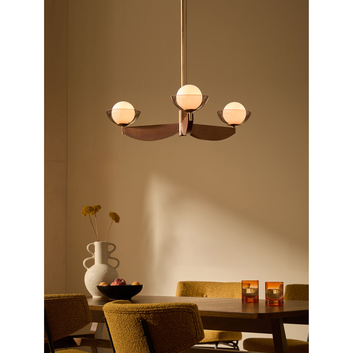 MADE.COM Layla Small Ceiling Light - Wood