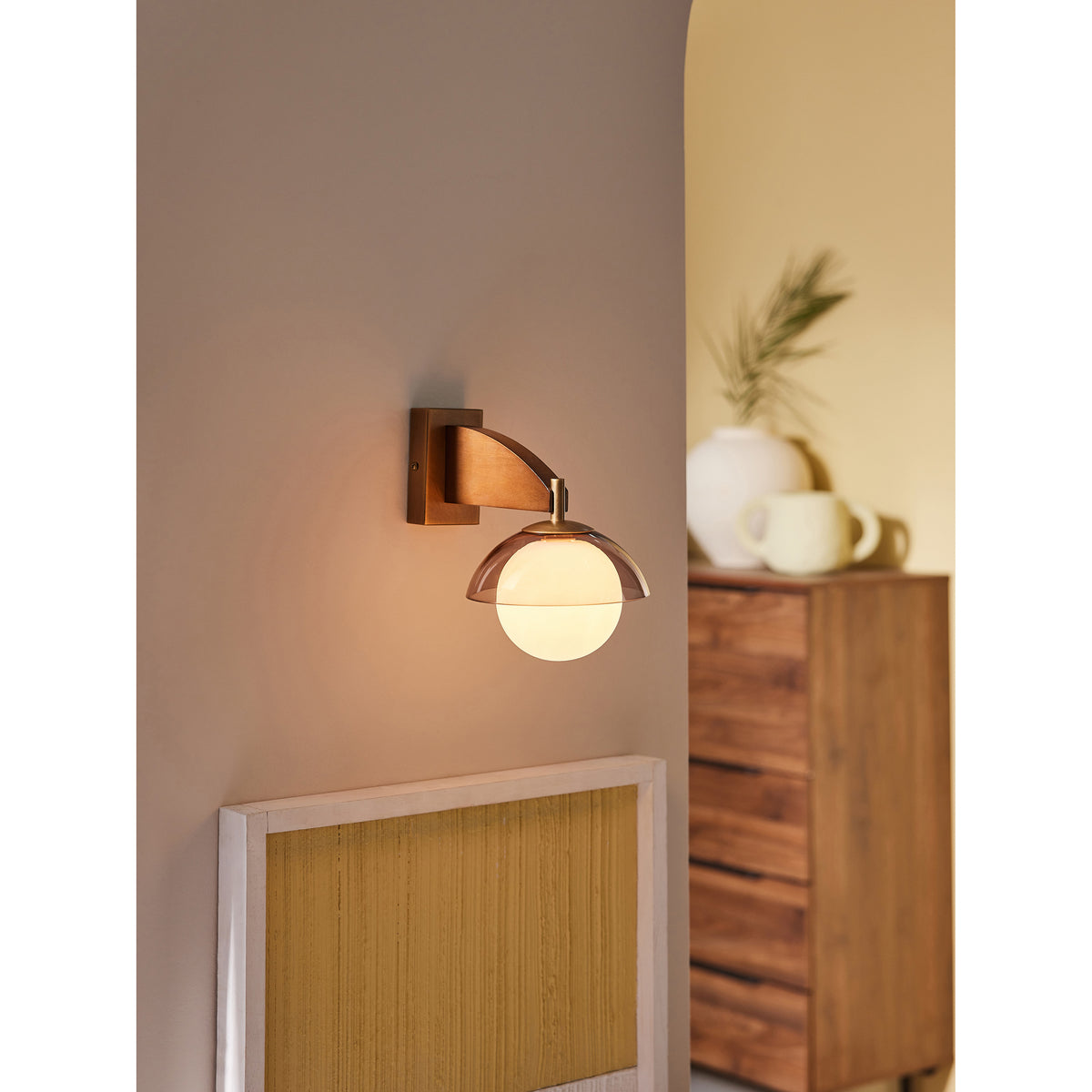 MADE.COM Layla Wall Light - Wood