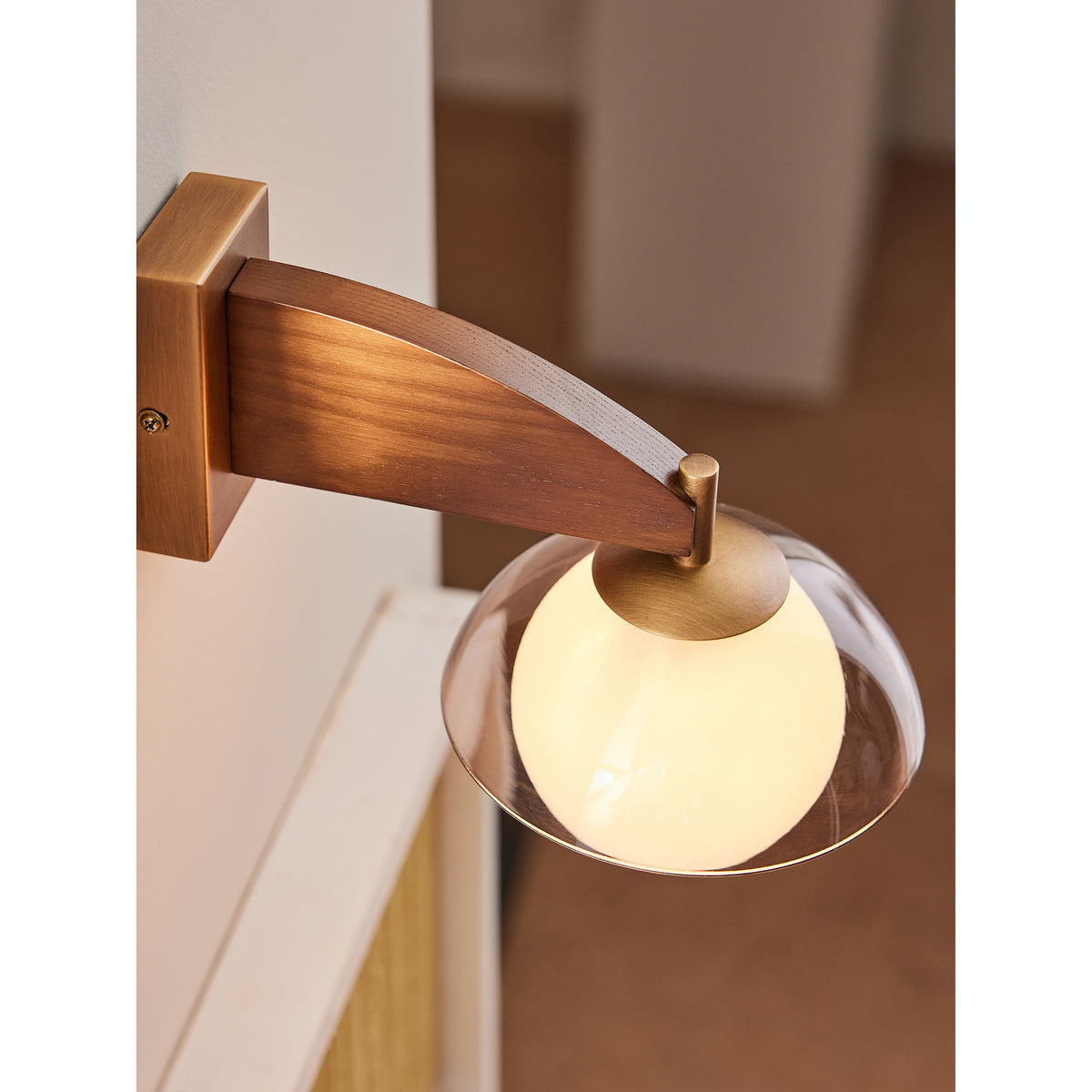 MADE.COM Layla Wall Light - Wood