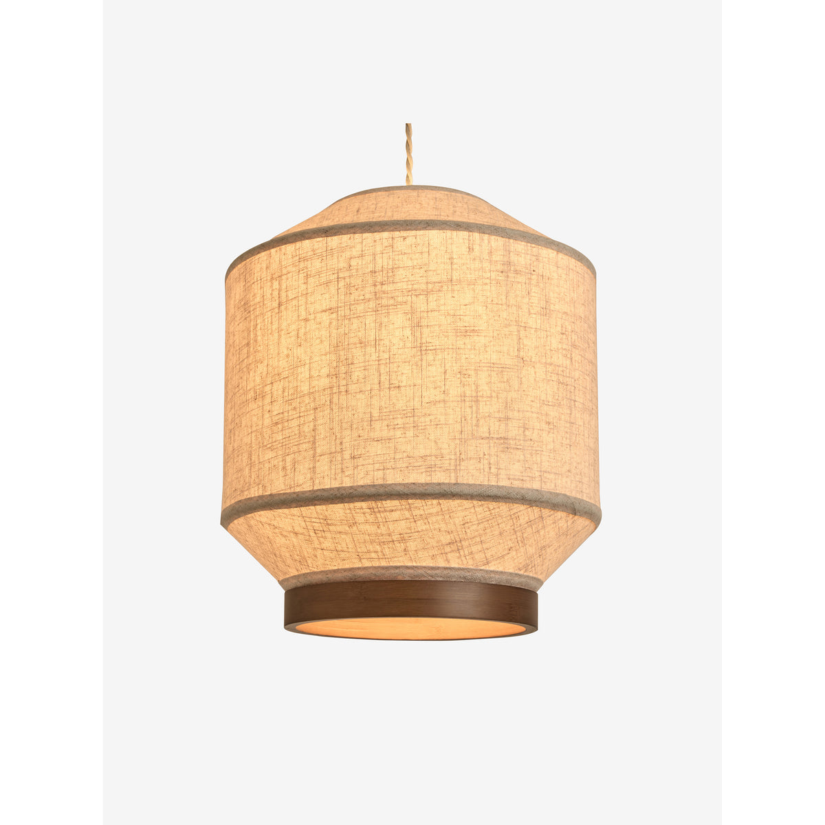 MADE.COM Layla Easy Fit Shade - Cream & Wood