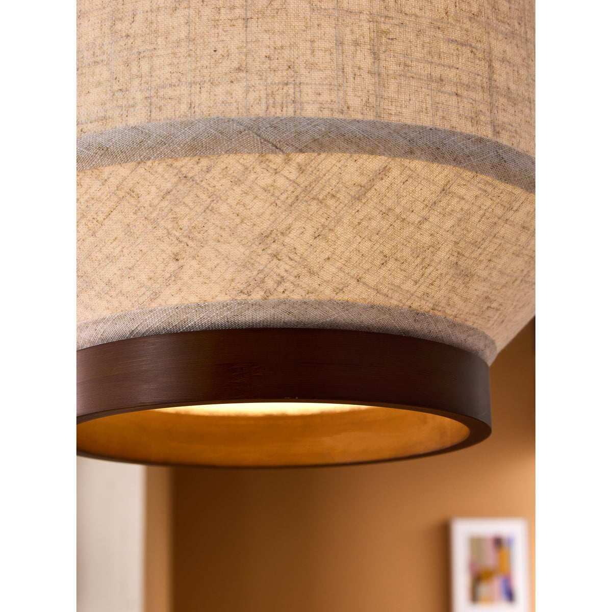 MADE.COM Layla Easy Fit Shade - Cream & Wood