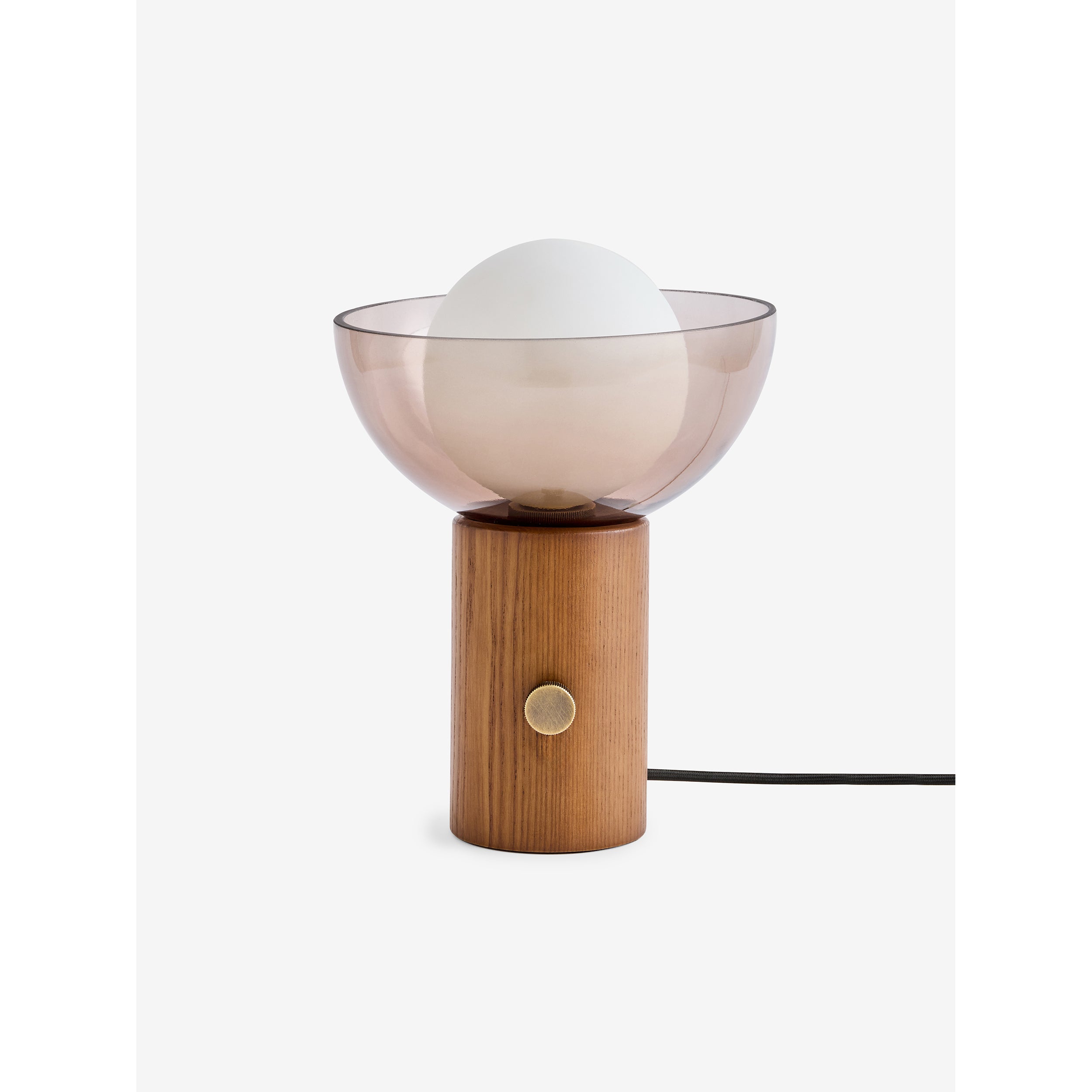 MADE.COM Layla Table Lamp - Dark Wood