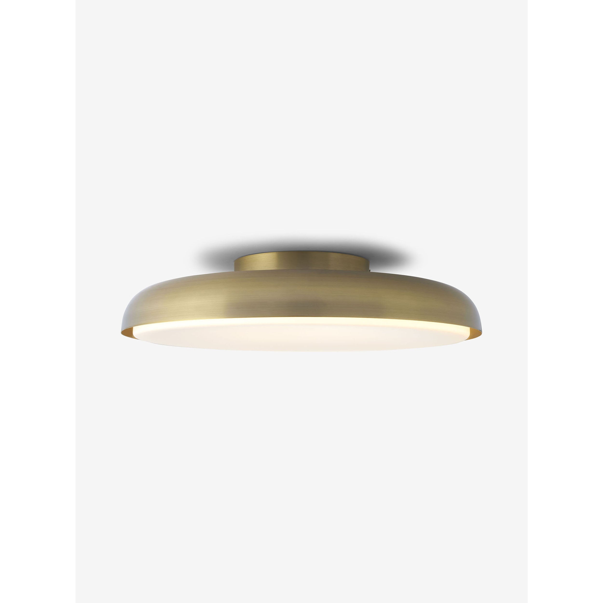 MADE.COM Nura Flush IP44 Bathroom Ceiling Light - Brass