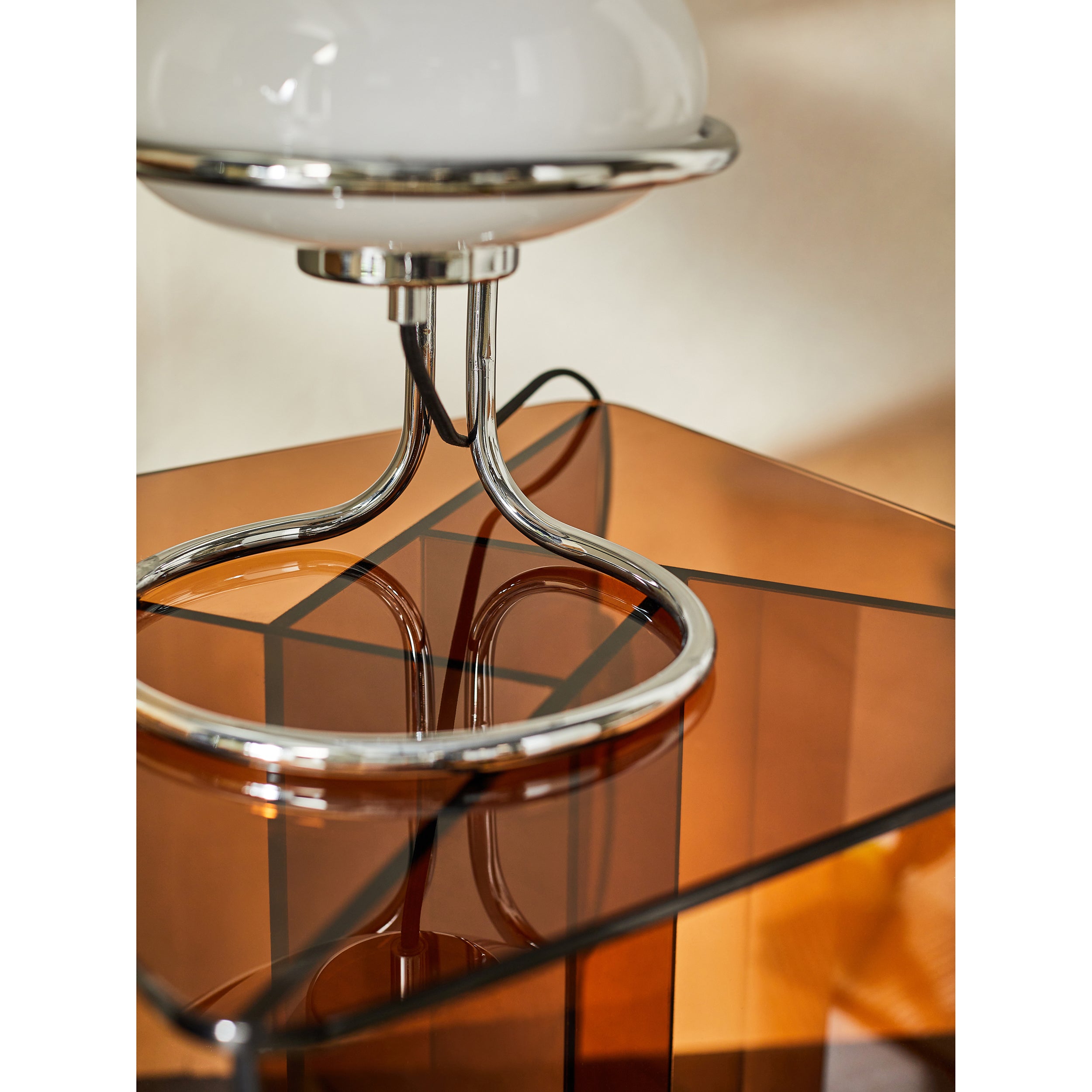 MADE.COM Piper Table Lamp - Chrome