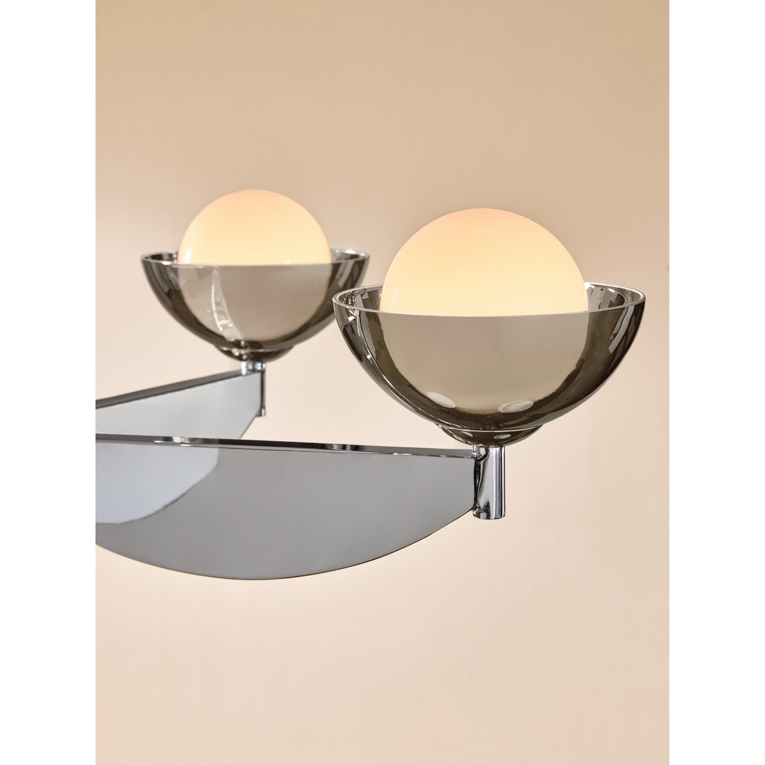 MADE.COM Layla Large Ceiling Light - Chrome