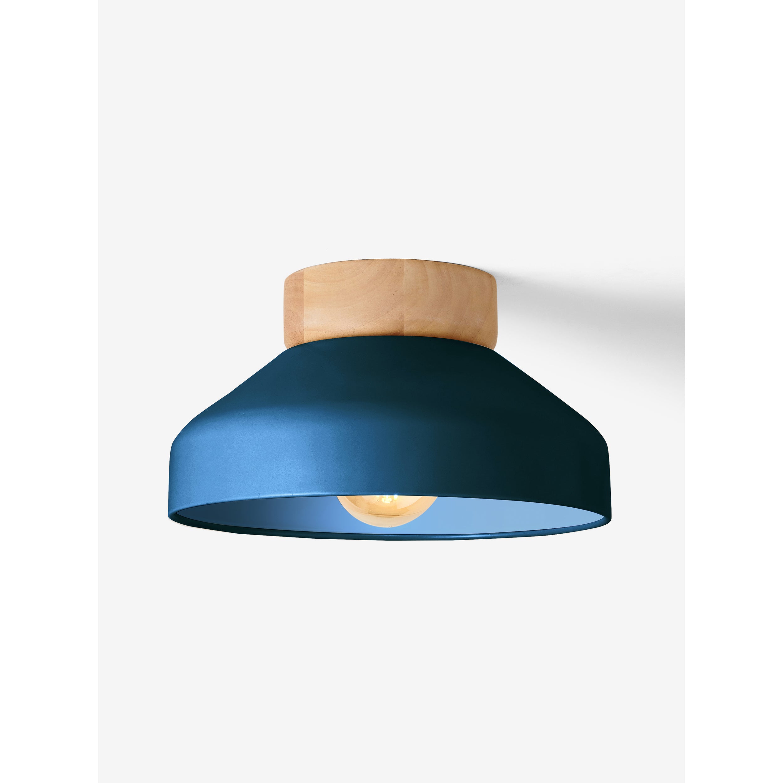 MADE.COM Albert Flush Ceiling Light - Navy