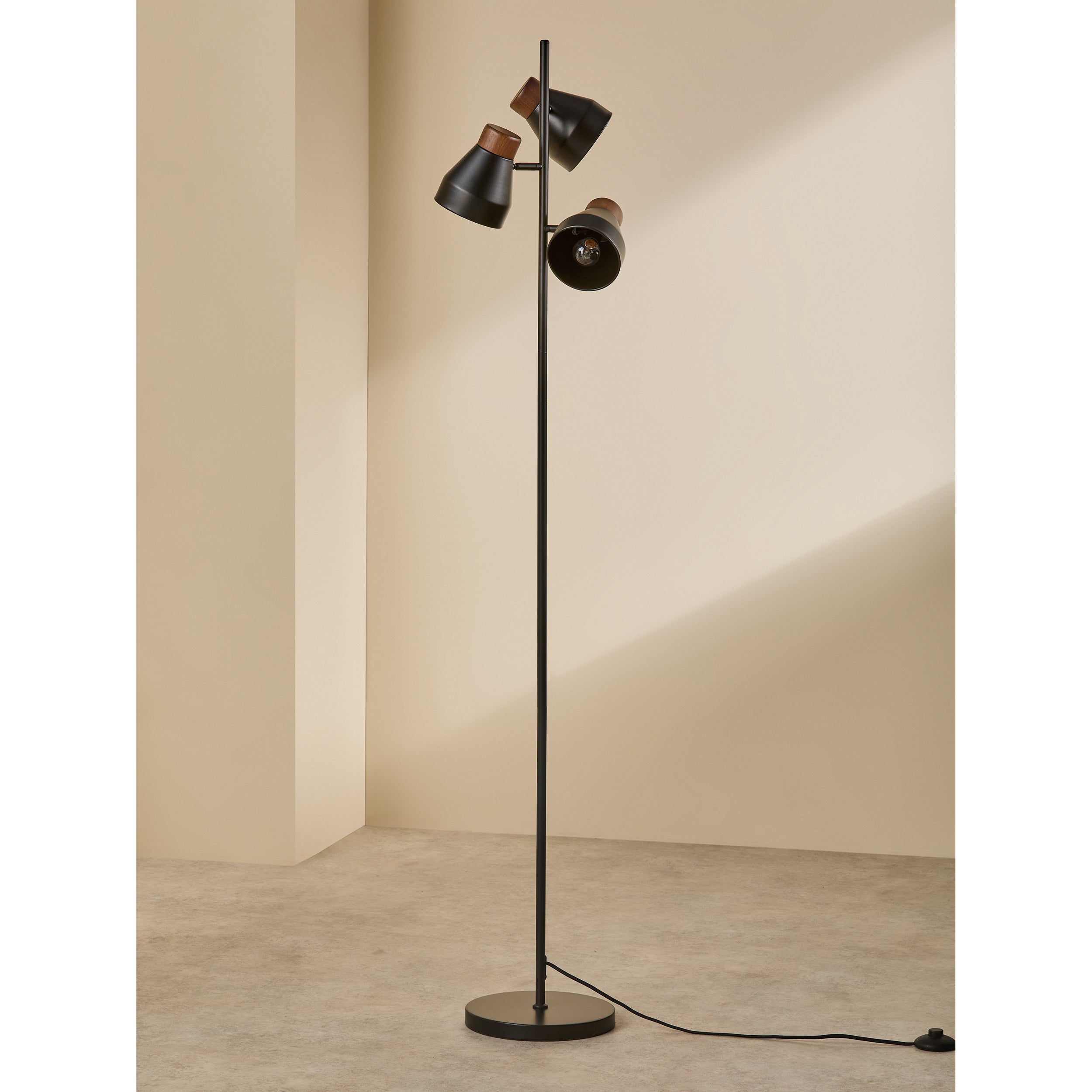 MADE.COM Albert Floor Lamp - Black