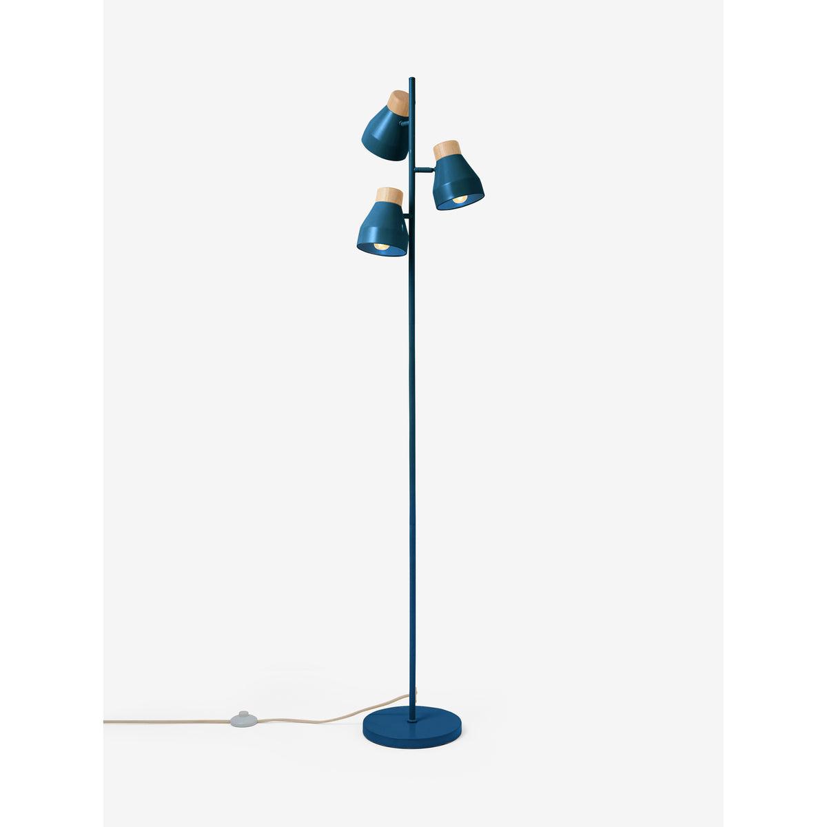 MADE.COM Albert Floor Lamp - Navy