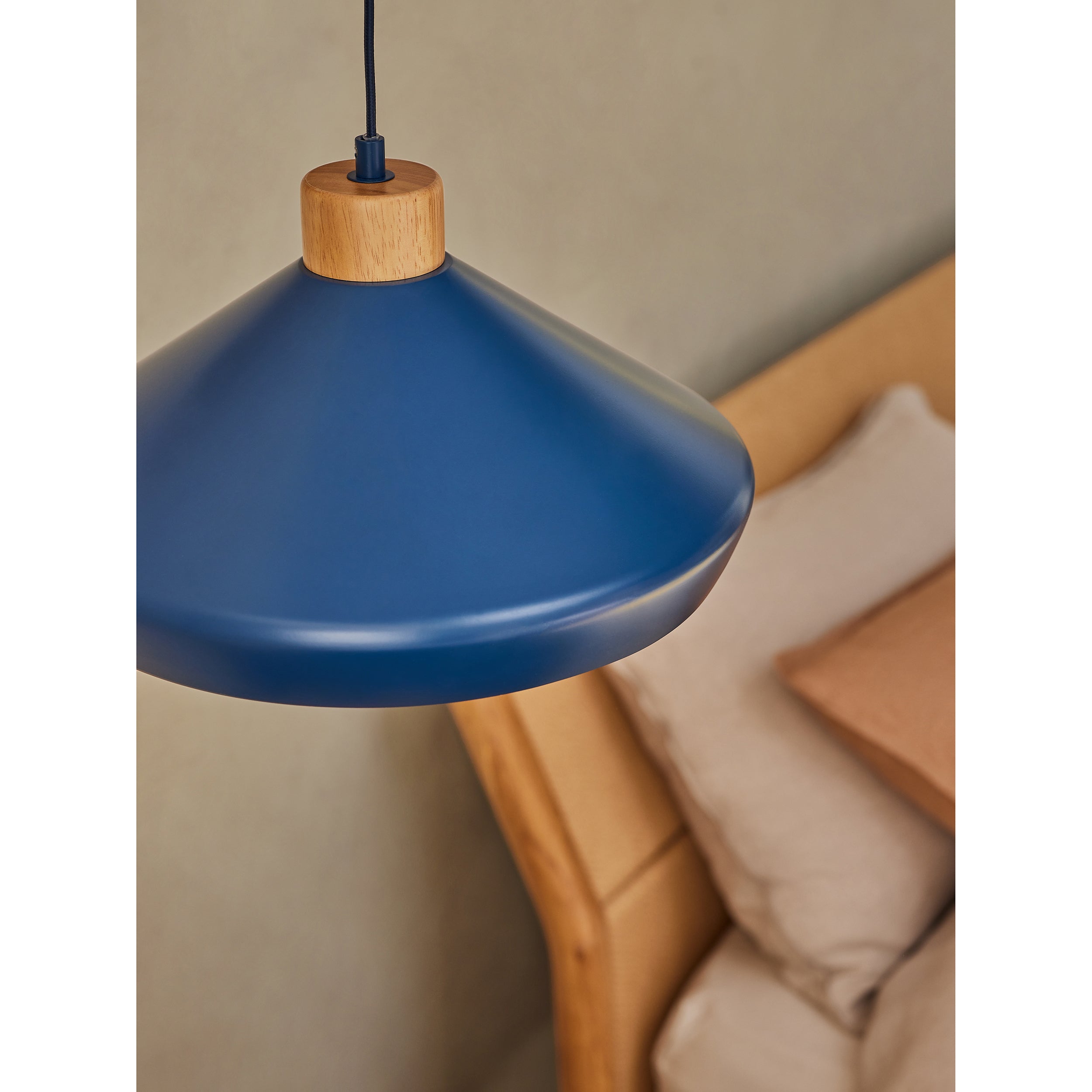 MADE.COM Albert Ceiling Pendant Light - Navy