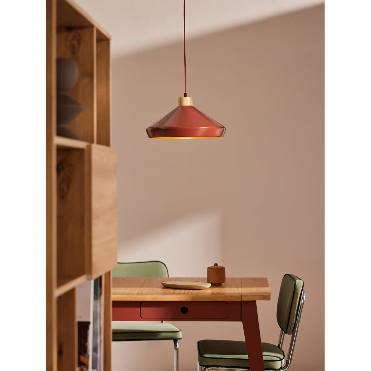 MADE.COM Albert Ceiling Pendant Light - Terracotta