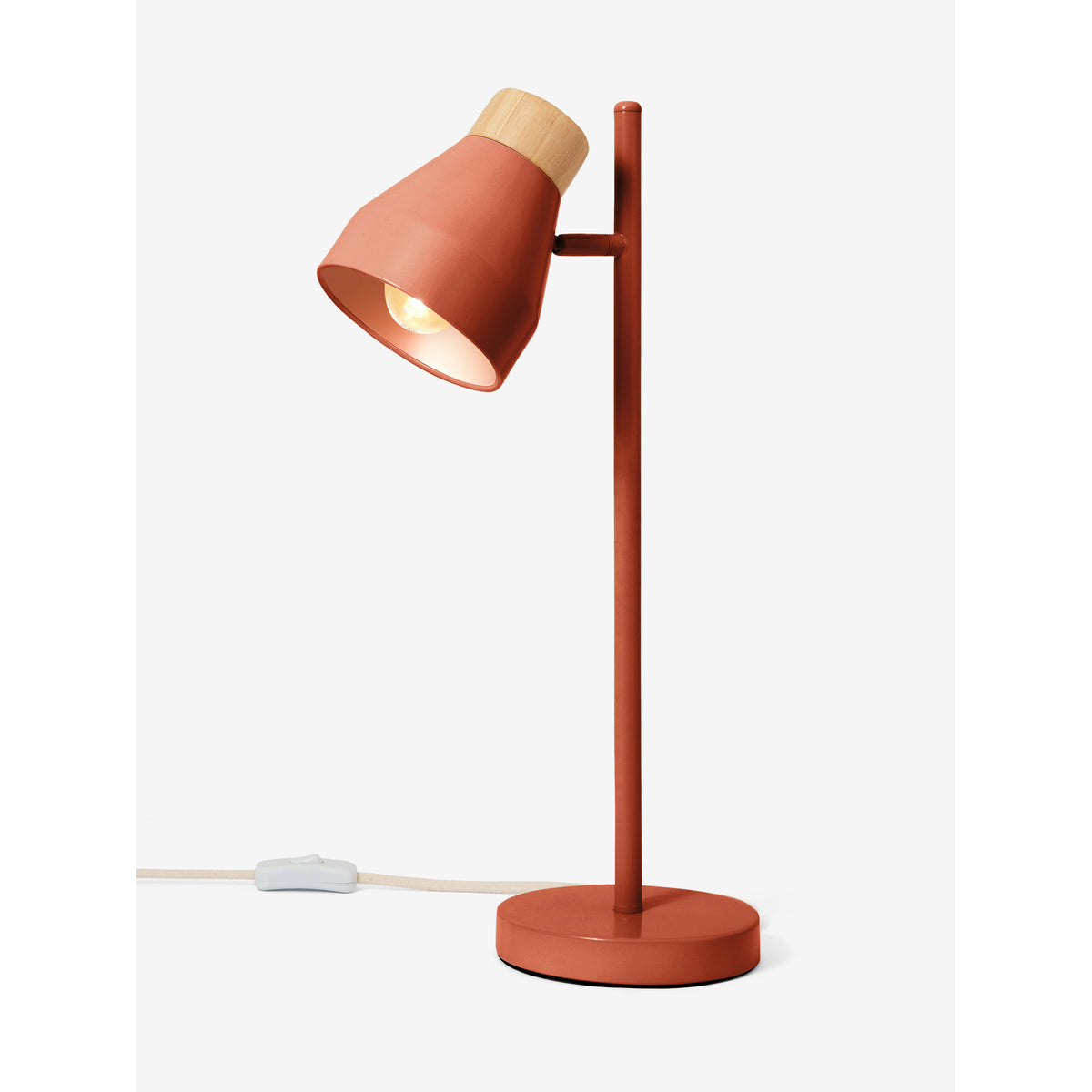 MADE.COM Albert Table Lamp - Red