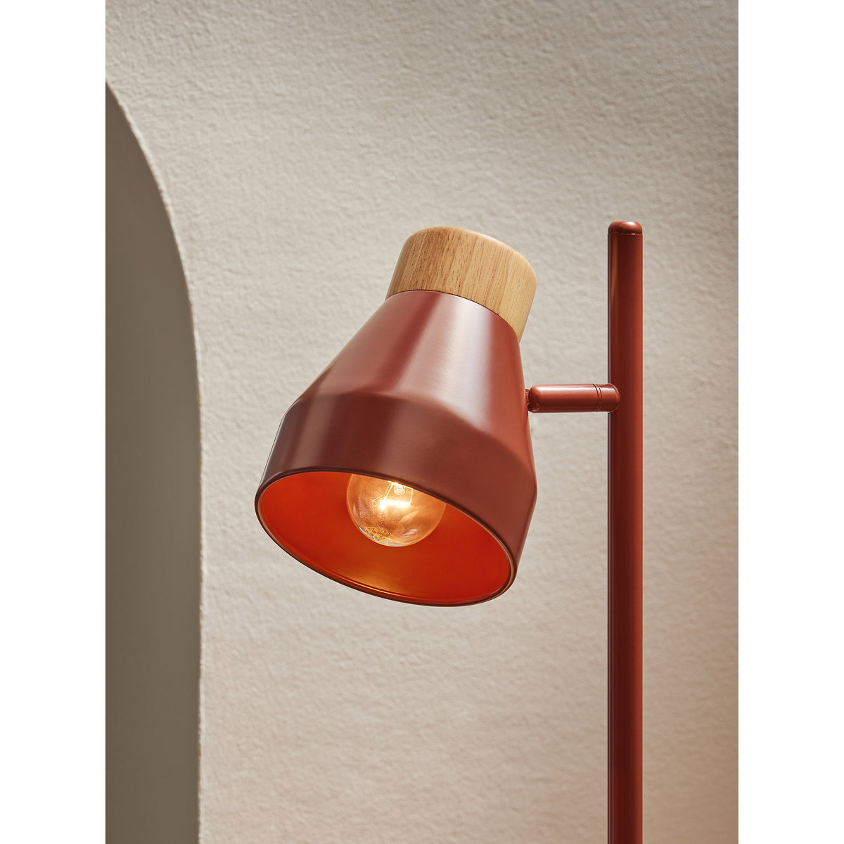 MADE.COM Albert Table Lamp - Red