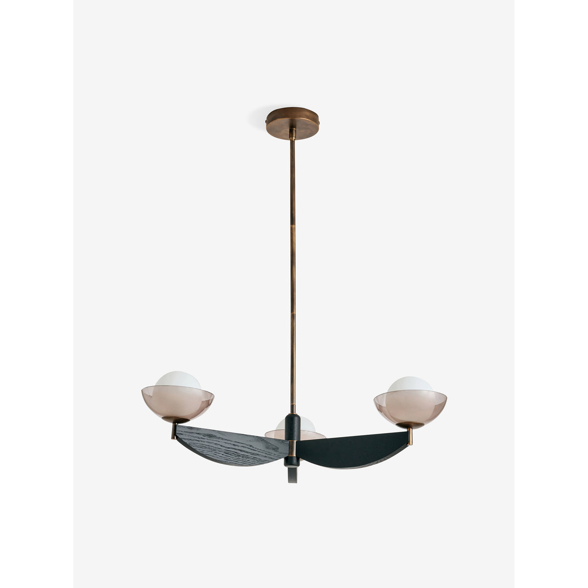 MADE.COM Layla Small Ceiling Light - Black Wood