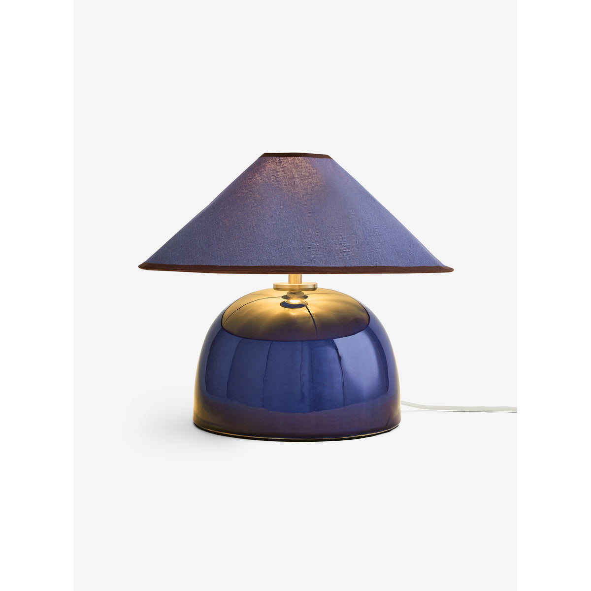 MADE.COM Nora Table Lamp - Navy Blue