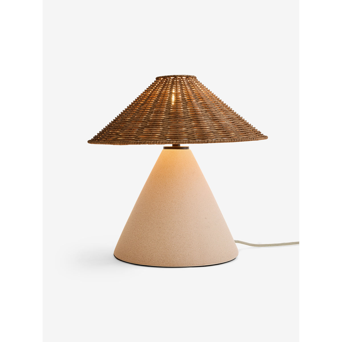 MADE.COM Marlowe Ceramic Table Lamp - Natural