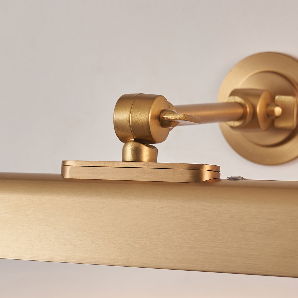 Endon Dalyan Rechargeable Picture Light - Warm Brass Plate & Frosted PC