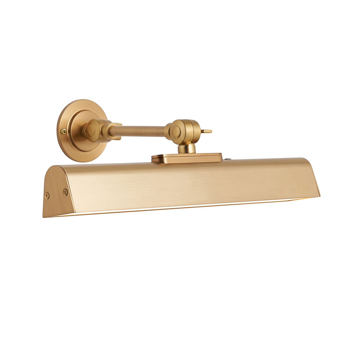 Endon Dalyan Rechargeable Picture Light - Warm Brass Plate & Frosted PC