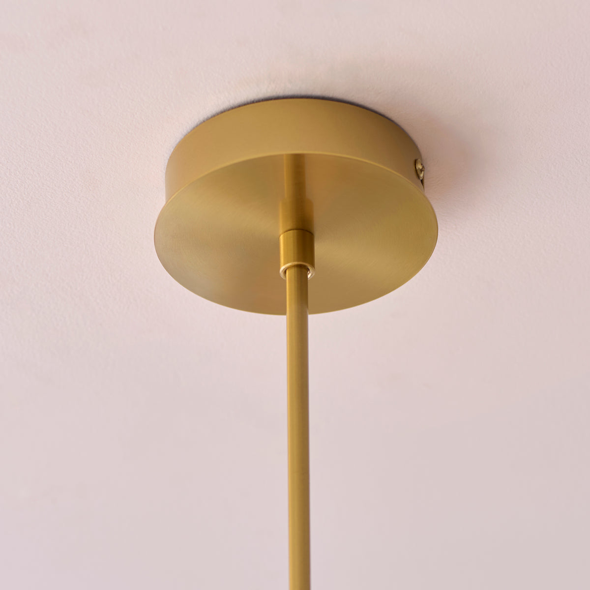 Endon Rossano 10 Light Pendant - Warm Brass Plate & Opal Glass