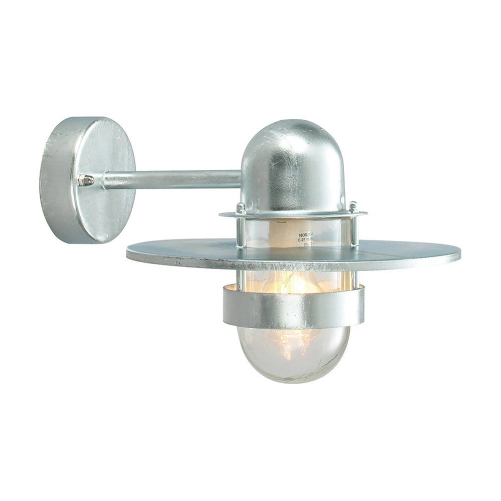 Norlys Bergen Single Wall Lantern - Galvanised