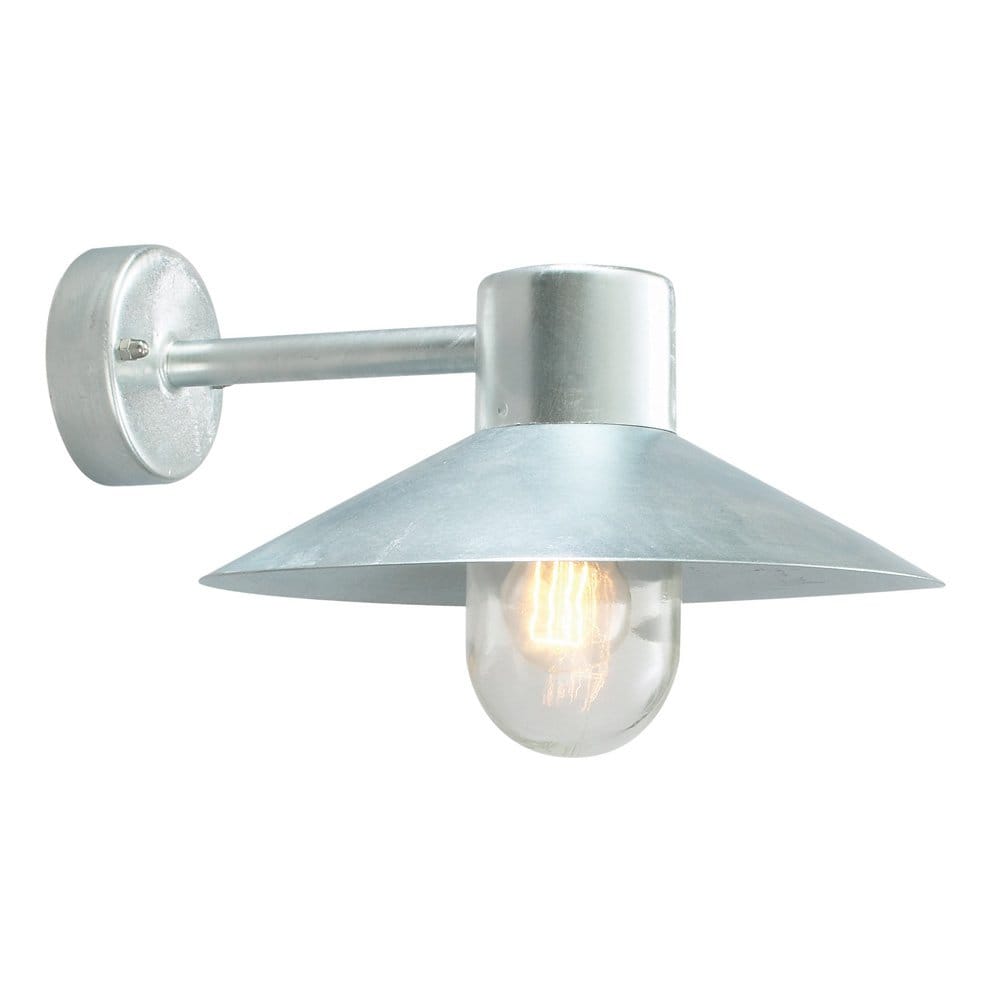 Norlys Lund Single Wall Lantern - Galvanised
