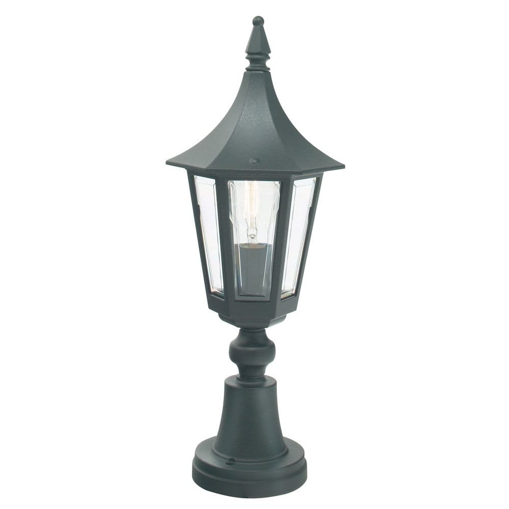 Norlys Rimini Single Pedestal Lantern - Black