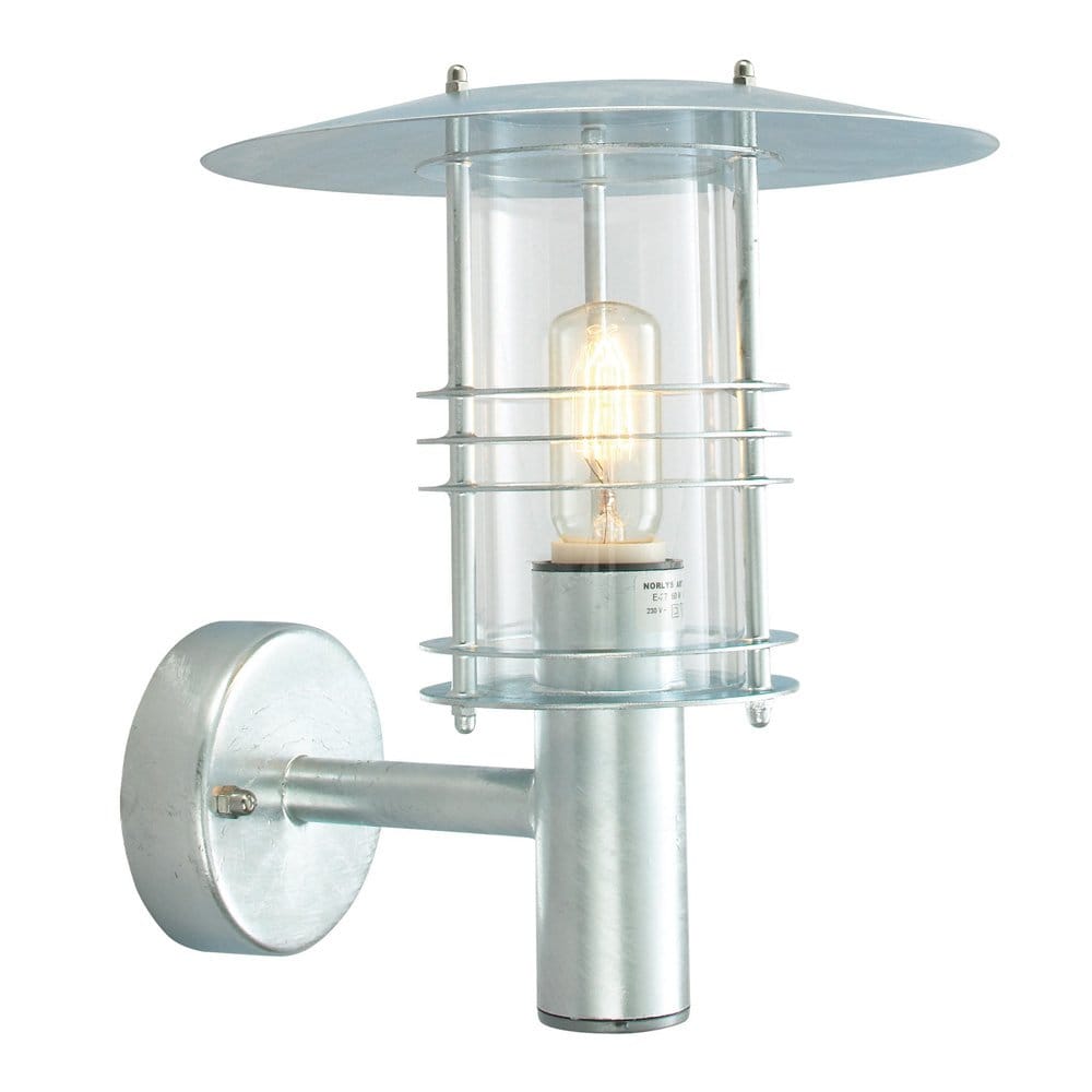 Norlys Stockholm Single Wall Lantern - Galvanised