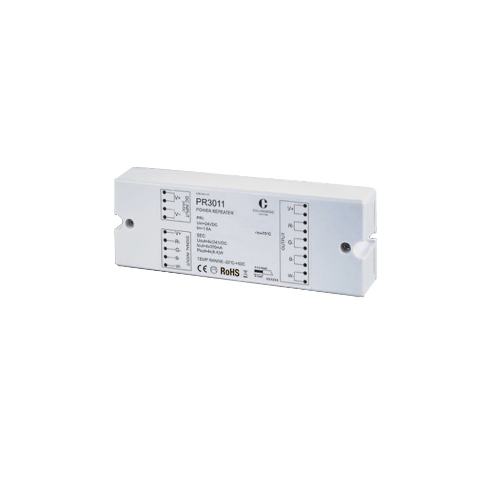 Collingwood PR3011 IP20 350mA RGBW Power Repeater (Requires Driver)