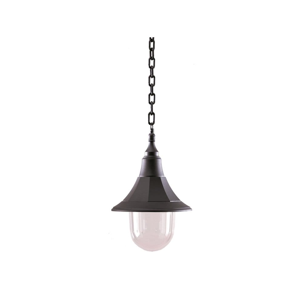 Elstead Shannon Single Chain Lantern - Black
