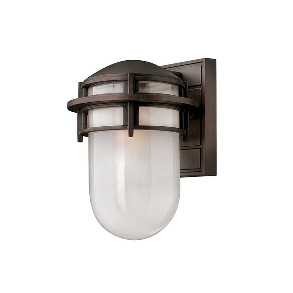 Hinkley Reef Single Small Wall Lantern - Victorian Bronze