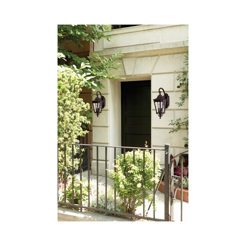 Feiss Cotswold Lane 2 Light Medium Wall Lantern - Black