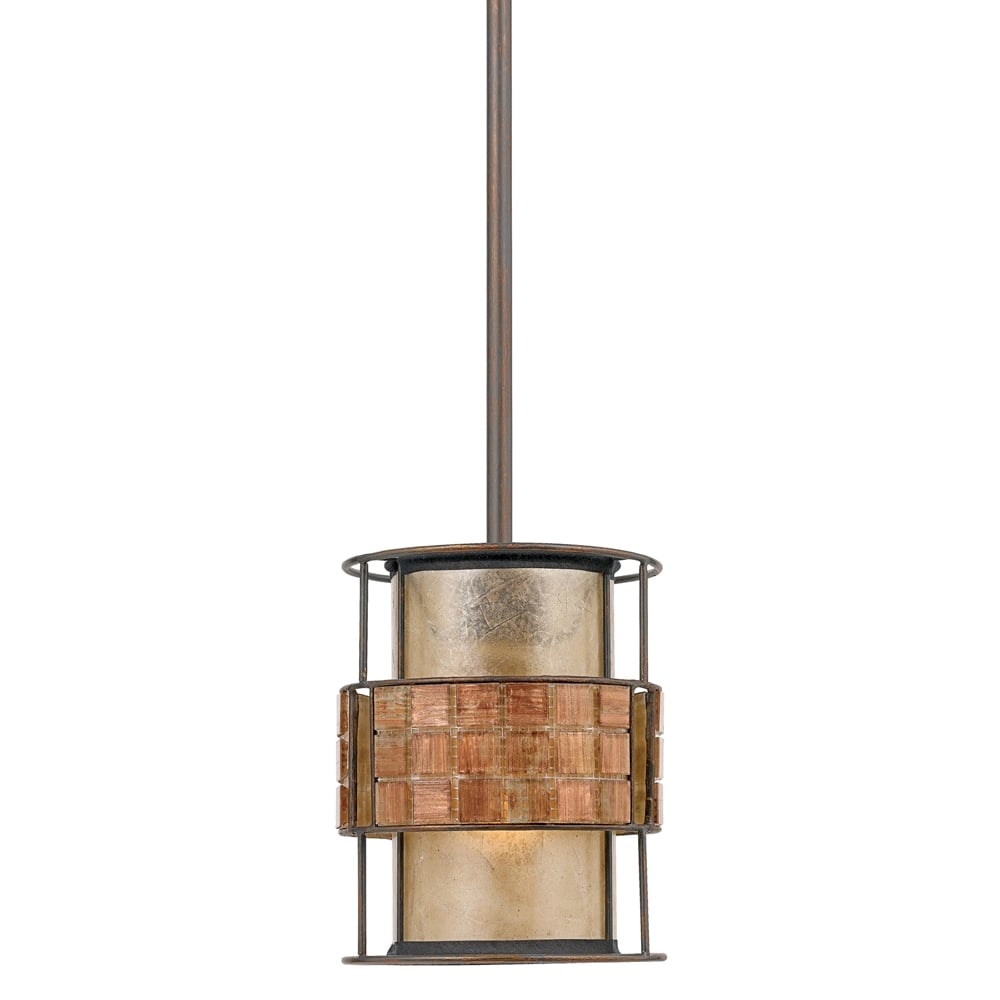 Quoizel Laguna Single Mini Pendant - Renaissance Copper