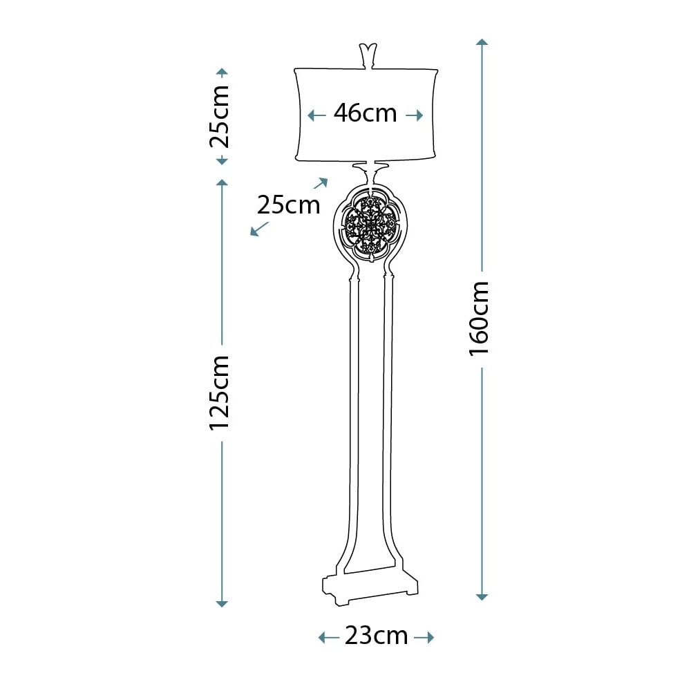 Feiss Marcella Single Floor Lamp