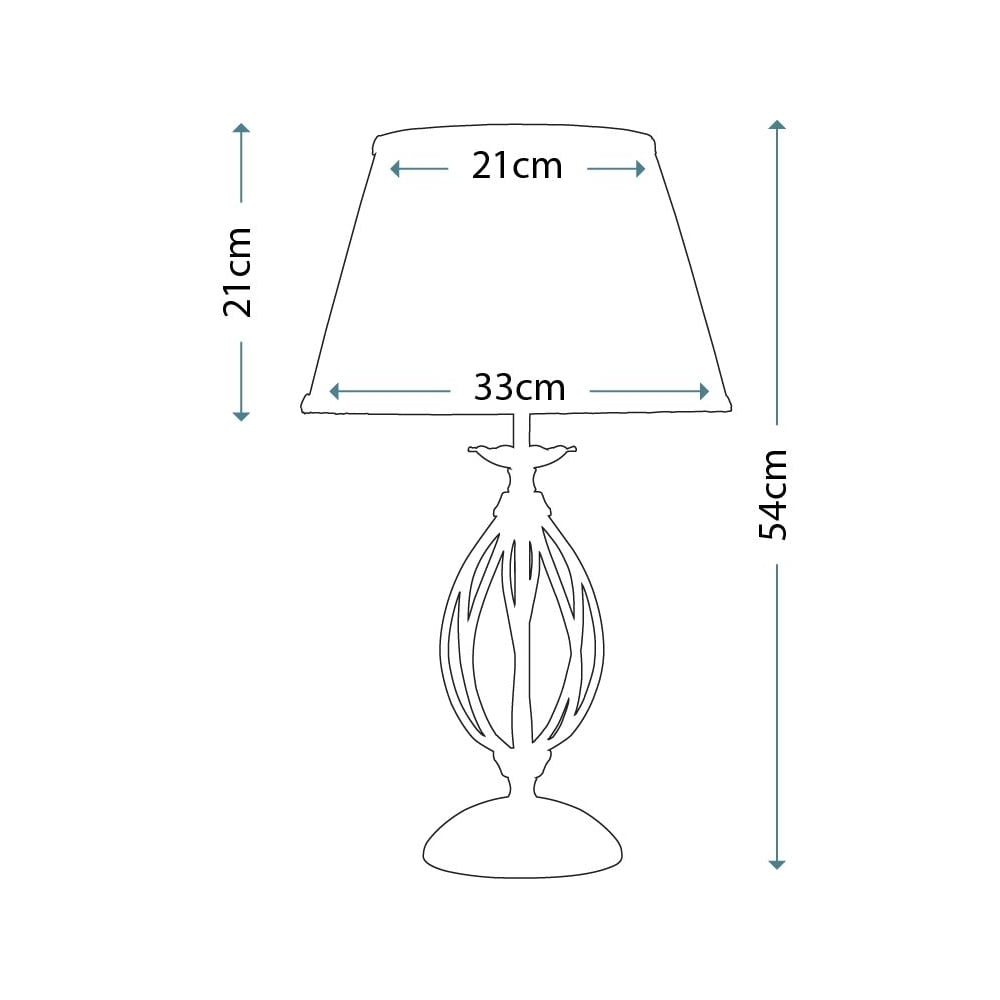Elstead Artisan Single Table Lamp - Aged Brass
