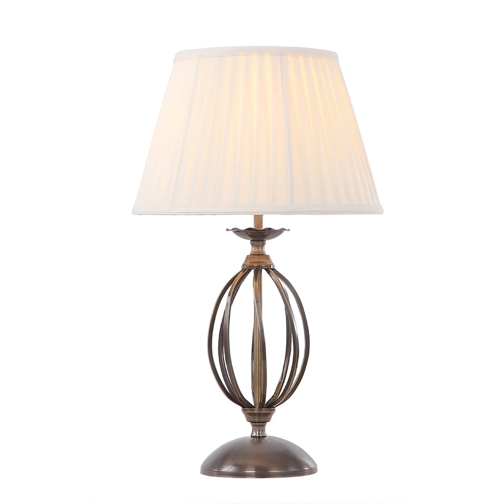 Elstead Artisan Single Table Lamp - Aged Brass