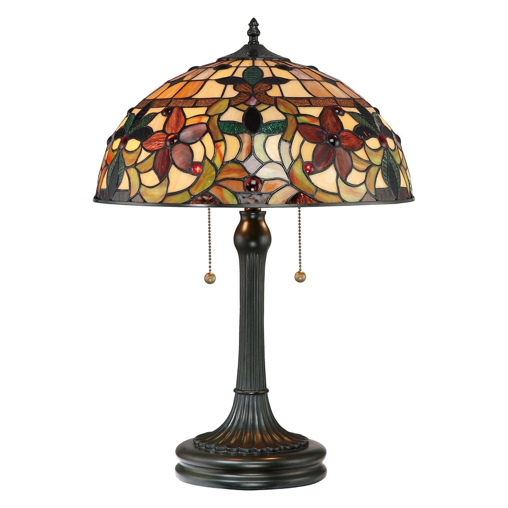 Quoizel Kami 2 Light Table Lamp - Vintage Bronze