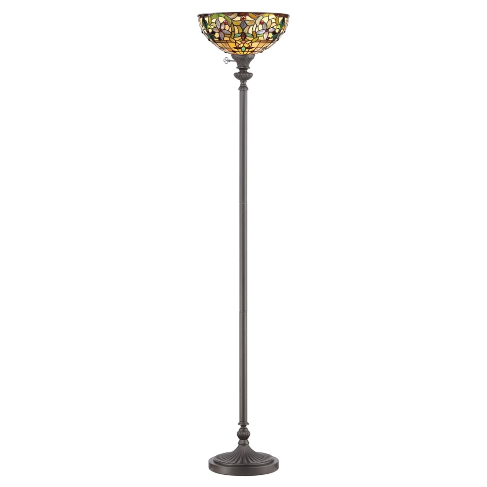 Quoizel Kami Single Torchiere - Vintage Bronze
